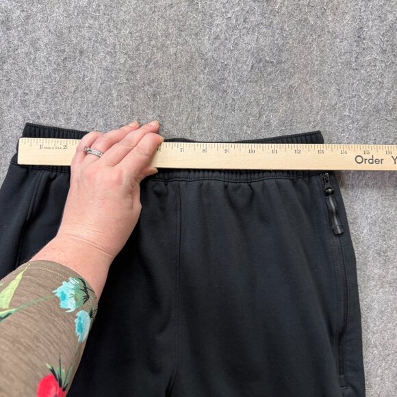 Nike Showtime Basketball Pants Men M Black Gray Colorblock 30" Jogger THERMA-FIT - Picture 10 of 16